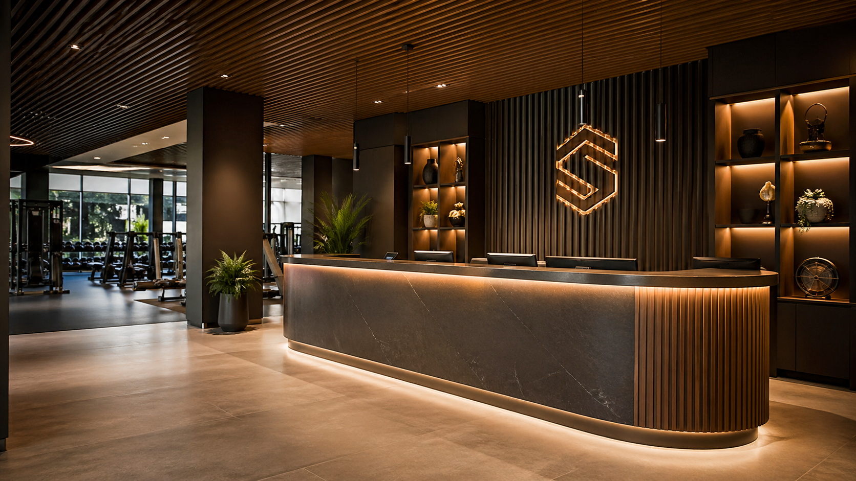 Lobby gimnasio
